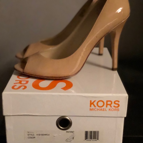 KORS Michael Kors Peep-Toe Heels - Picture 1 of 3
